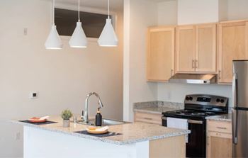 Kitchen islands/stool seating areas